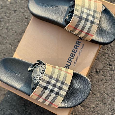 burberry slips|Burberry slides for sale.